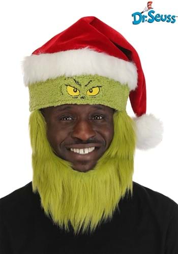Dr Seuss Adult Grinch Santa Costume Hat