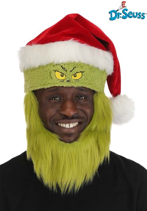Dr Seuss Adult Grinch Santa Costume Hat
