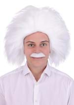 Adult Mad Scientist Wig and Mustache Costume Kit
