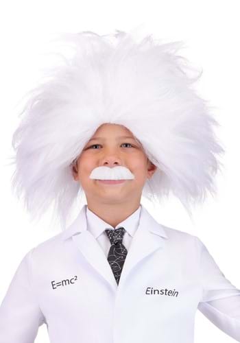 Kids Mad Scientist Wig and Mustache Costume Kit