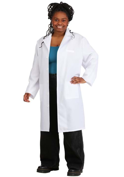 Plus Size Lab Coat Doctor Adult Costume