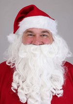 Plus Size Flannel Santa Claus Costume Alt 1
