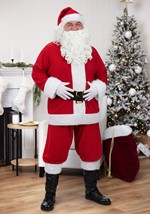 Plus Size Flannel Santa Claus Costume Alt 5