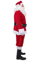 Plus Size Flannel Santa Claus Costume Alt 9