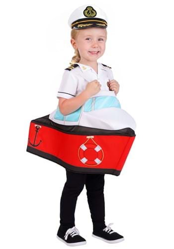 Ride in Boat Captain Toddler Costume
