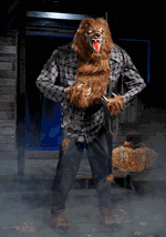 7FT Howling Werewolf Animatronic Prop upd