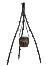 Boiling Up Trouble Witch Cauldron Decoration Alt 1