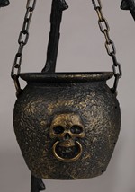 Boiling Up Trouble Witch Cauldron Decoration Alt 2