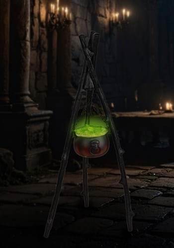 Boiling Up Trouble Witch Cauldron Decoration