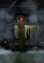 Animated Swiping Scarecrow Decoration Tekky