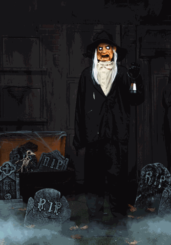7FT Animatronic Ghastly Gravedigger Decoration