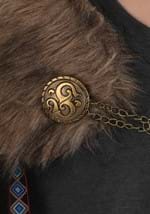 Black Faux Fur Collar Viking Kids Costume Cape Alt 4