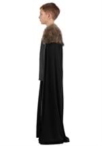Black Faux Fur Collar Viking Kids Costume Cape Alt 2