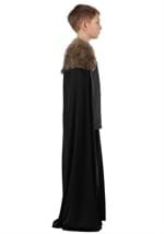 Black Faux Fur Collar Viking Kids Costume Cape Alt 3