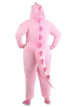 Plus Size Pink Dinosaur Onesie Costume Alt 1