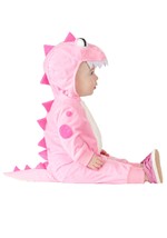 Infant Pink Dinosaur Onesie Costume Alt 3