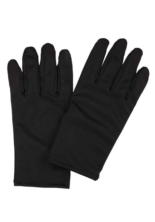 Classic Adult Black Costume Gloves