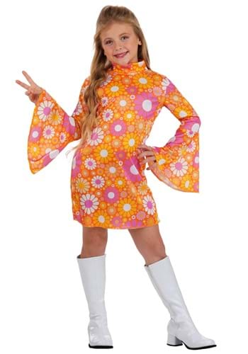 Far Out Flower Girls Dress Costume