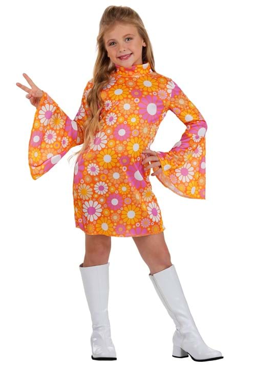 Far Out Flower Girls Dress Costume
