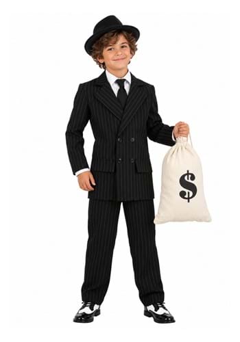 Pinstripe Gangster Suit Boys Costume UPD 2