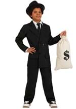 Pinstripe Gangster Suit Boys Costume