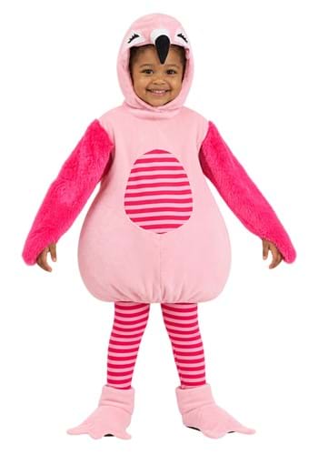 Girls Pink Flamingo Toddler Costume UPD 1