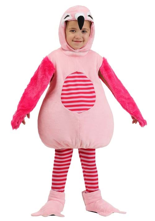 Girls Pink Flamingo Toddler Costume