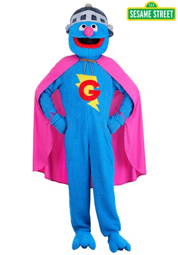 Sesame Street Super Grover Mascot Mens Costume