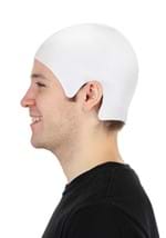 White Costume Bald Cap for Adults Alt 2