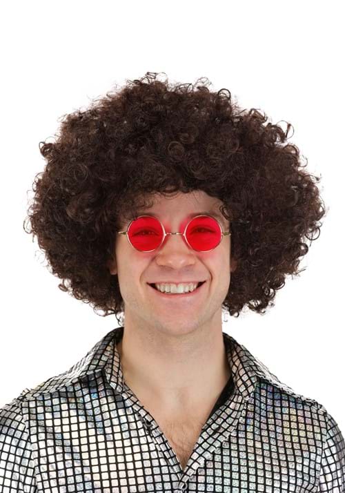 Retro Hippie Afro Costume Wig for Adults