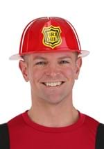 Red Firefighter Costume Helmet for Adults