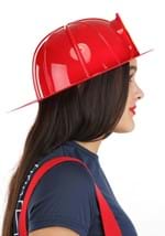 Red Firefighter Costume Helmet for Adults Alt 4