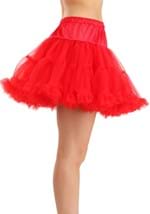 Short Red Costume Petticoat for Women Alt 2