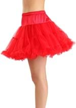 Short Red Costume Petticoat for Women Alt 3