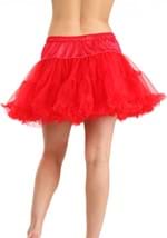 Short Red Costume Petticoat for Women Alt 1