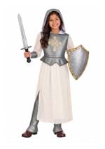 Shining Silver Joan of Arc Girl's Costume new