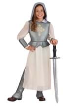 Shining Silver Joan of Arc Girls Costume