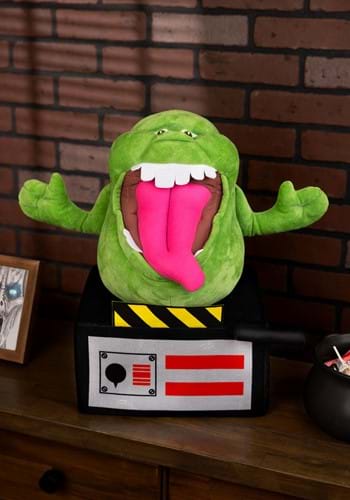 Ghostbusters Slimer on Ghost Trap Plush Toy