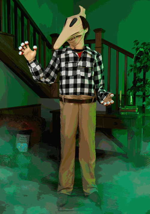 Animatronic Beetlejuice Adam Decoration