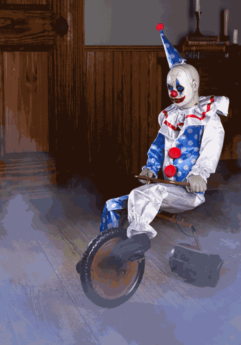 3FT Animatronic Tricycle Doll Decoration