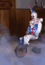 3FT Animatronic Tricycle Doll Decoration