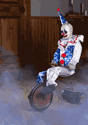 3FT Animatronic Tricycle Doll Decoration