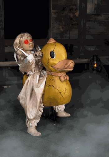 Animatronic Rocking Duck Doll Decoration