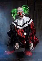 Crouching Red Clown Animatronic Decoration Alt 1