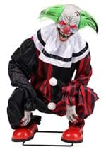 Crouching Red Clown Animatronic Decoration Alt 3