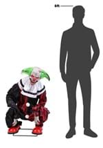 Crouching Red Clown Animatronic Decoration Alt 5