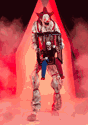 7FT Cagey the Clown with Caged Clown Animated Decoration