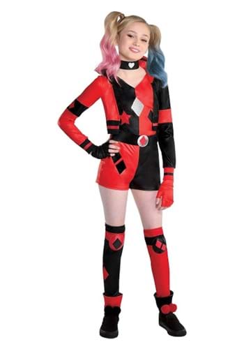 Girls Harley Quinn Halloween Costume