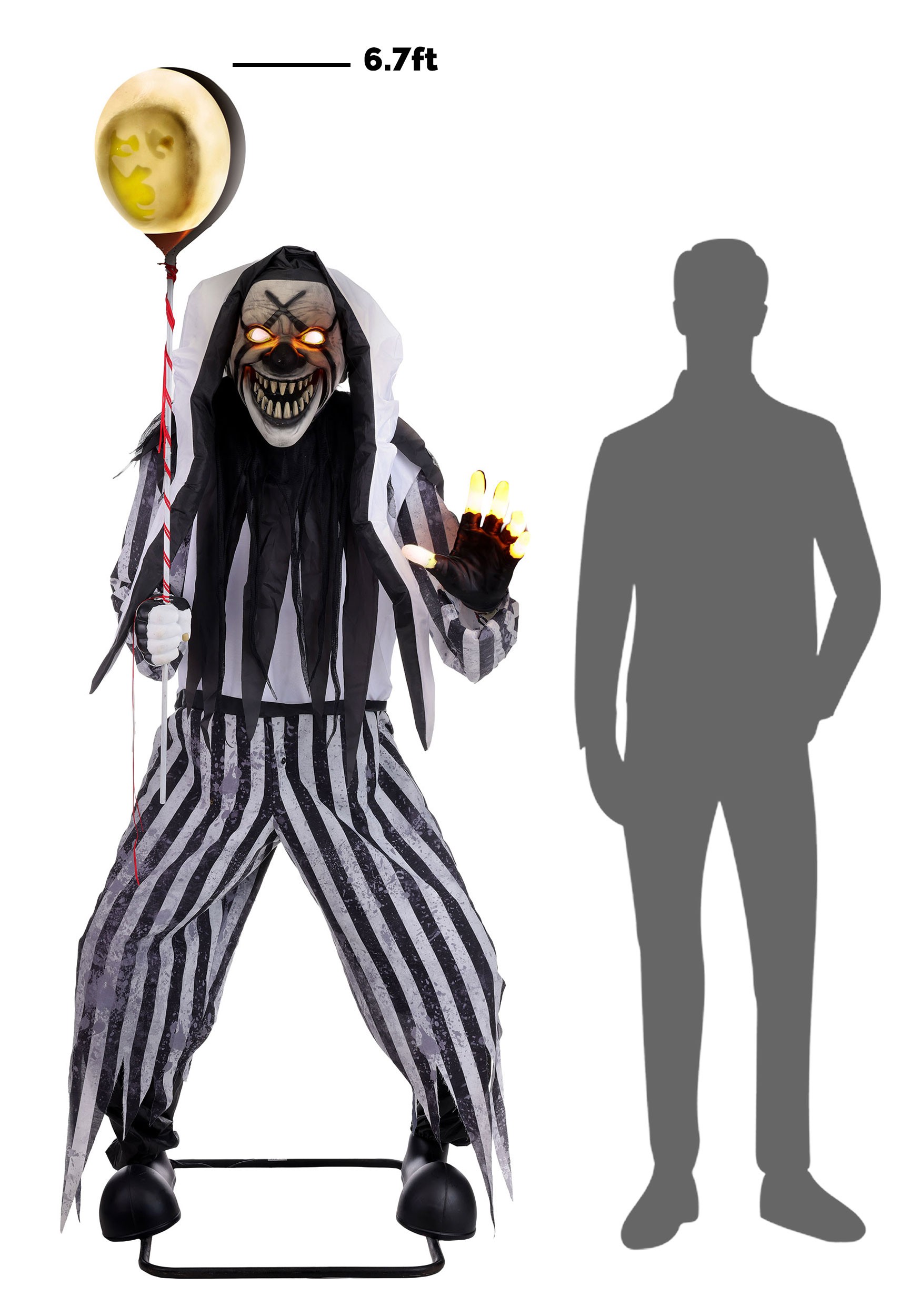 6.7FT Soul Snatching Clown Animatronic Decoration | Animatronics