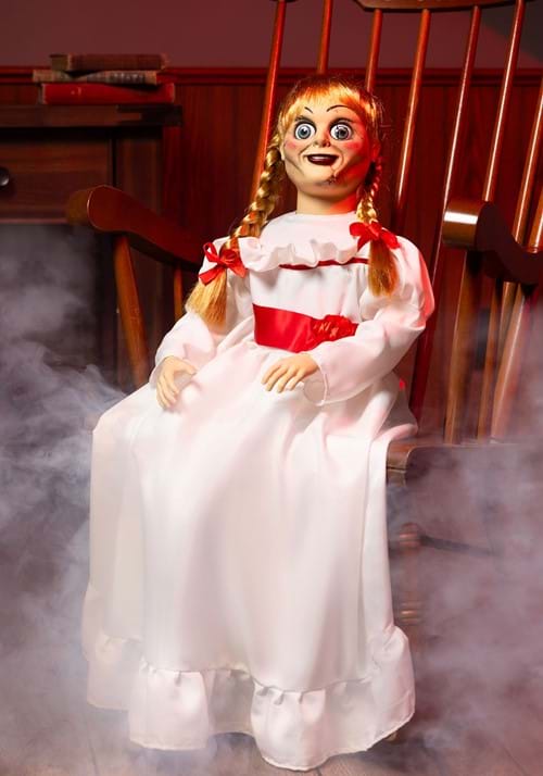 25-Inch Animatronic Annabelle Doll Decoration upd